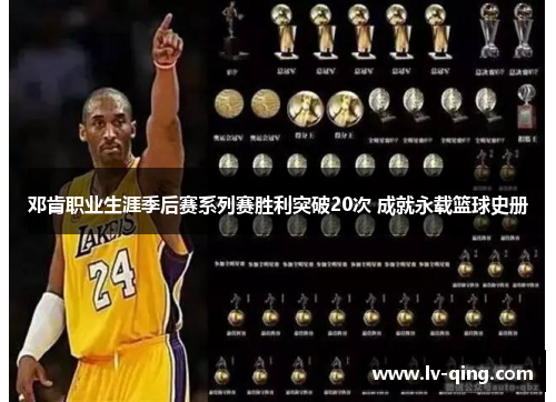 邓肯职业生涯季后赛系列赛胜利突破20次 成就永载篮球史册